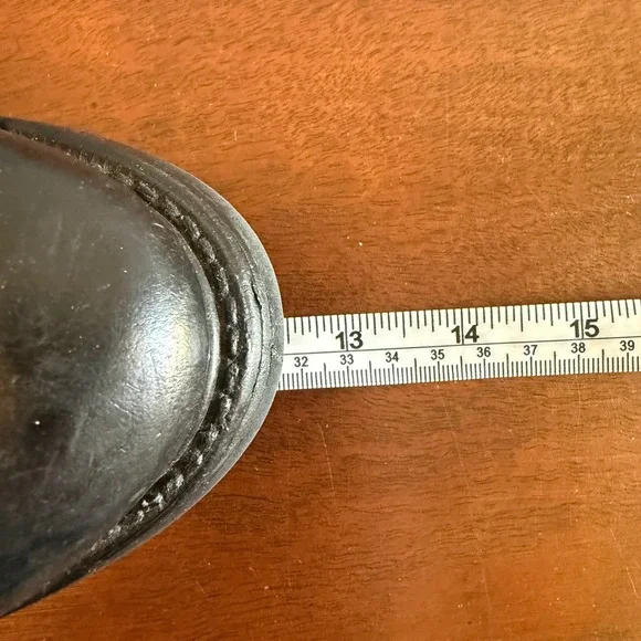 Justin Drennan 763 Men's Black Leather Work Boots | Size 12.5 - Picture 7 of 7